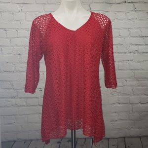 Brittany Black Red Top XL